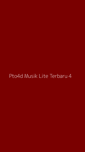 Tampilan Antarmuka Aplikasi Pto4d Musik Lite Terbaru - 4