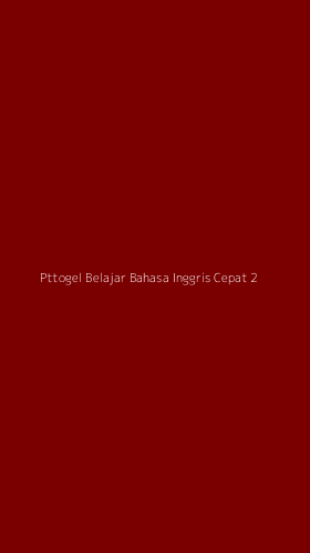 Tampilan Antarmuka Aplikasi Pttogel Belajar Bahasa Inggris Cepat - 2