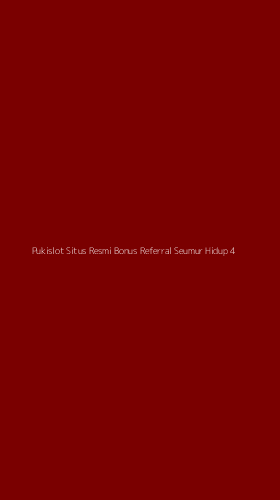 Tampilan Antarmuka Aplikasi Pukislot Situs Resmi Bonus Referral Seumur Hidup - 4