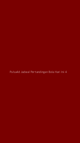 Tampilan Antarmuka Aplikasi Pulsa4d Jadwal Pertandingan Bola Hari Ini - 4