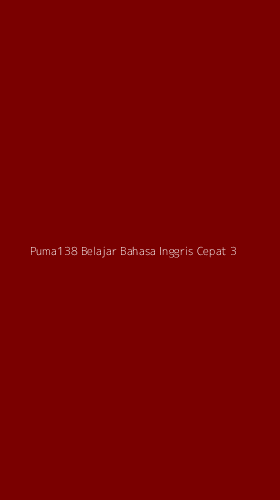 Tampilan Antarmuka Aplikasi Puma138 Belajar Bahasa Inggris Cepat - 3