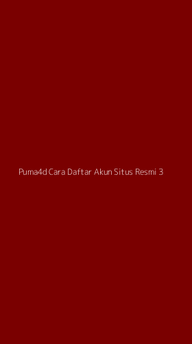 Tampilan Antarmuka Aplikasi Puma4d Cara Daftar Akun Situs Resmi - 3