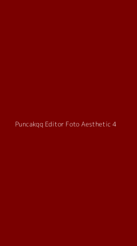 Tampilan Antarmuka Aplikasi Puncakqq Editor Foto Aesthetic - 4