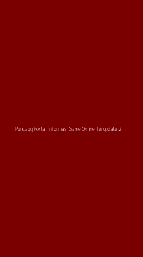 Tampilan Antarmuka Aplikasi Puncaqq Portal Informasi Game Online Terupdate - 2