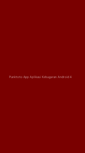 Tampilan Antarmuka Aplikasi Punktoto App Aplikasi Kebugaran Android - 4
