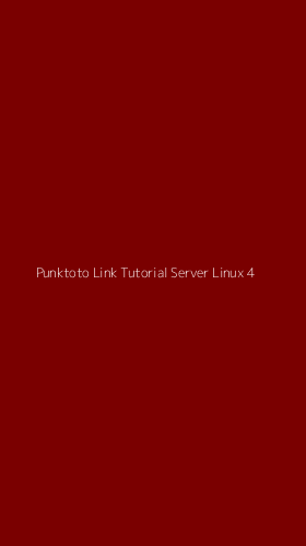 Tampilan Antarmuka Aplikasi Punktoto Link Tutorial Server Linux - 4