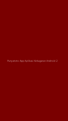 Tampilan Antarmuka Aplikasi Punyatoto App Aplikasi Kebugaran Android - 2