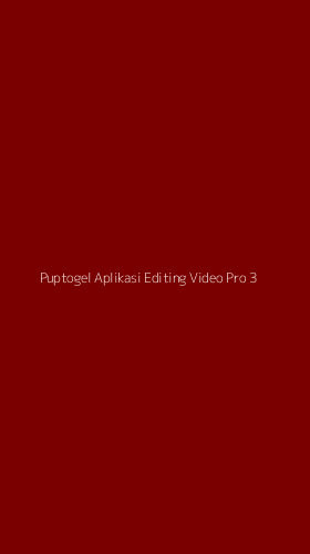 Tampilan Antarmuka Aplikasi Puptogel Aplikasi Editing Video Pro - 3