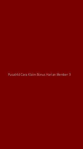Tampilan Antarmuka Aplikasi Pusat4d Cara Klaim Bonus Harian Member - 3