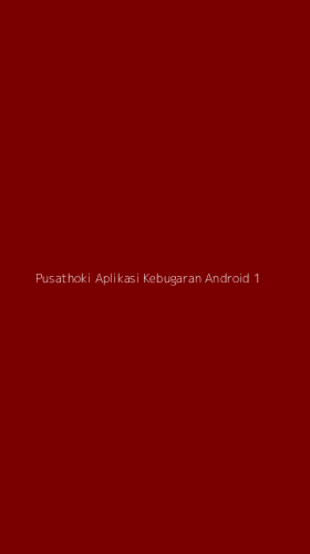 Tampilan Antarmuka Aplikasi Pusathoki Aplikasi Kebugaran Android - 1