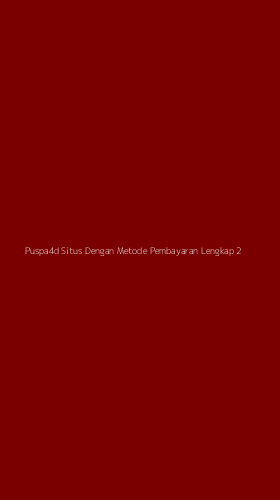 Tampilan Antarmuka Aplikasi Puspa4d Situs Dengan Metode Pembayaran Lengkap - 2