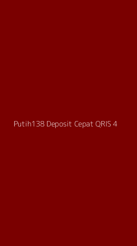 Tampilan Antarmuka Aplikasi Putih138 Deposit Cepat Qris - 4