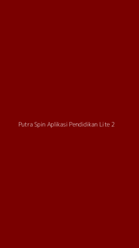 Tampilan Antarmuka Aplikasi Putra Spin Aplikasi Pendidikan Lite - 2