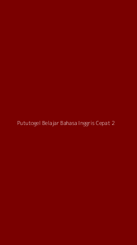 Tampilan Antarmuka Aplikasi Pututogel Belajar Bahasa Inggris Cepat - 2