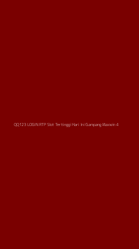 Tampilan Antarmuka Aplikasi Qq123 Login Rtp Slot Tertinggi Hari Ini Gampang Maxwin - 4