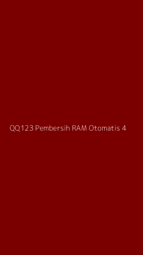 Tampilan Antarmuka Aplikasi Qq123 Pembersih Ram Otomatis - 4