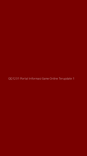 Tampilan Antarmuka Aplikasi Qq1231 Portal Informasi Game Online Terupdate - 1