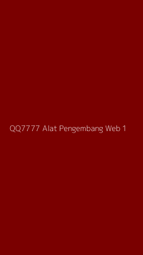 Tampilan Antarmuka Aplikasi Qq7777 Alat Pengembang Web - 1