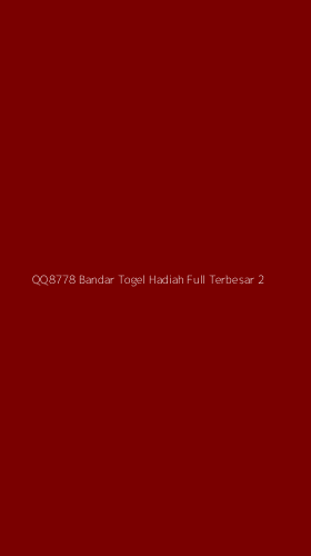 Tampilan Antarmuka Aplikasi Qq8778 Bandar Togel Hadiah Full Terbesar - 2