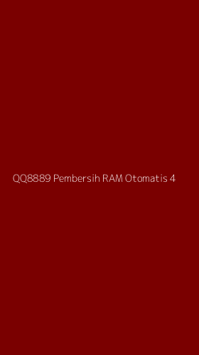Tampilan Antarmuka Aplikasi Qq8889 Pembersih Ram Otomatis - 4