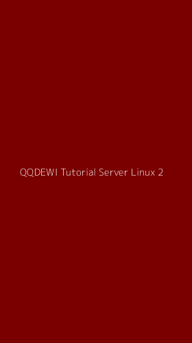 Tampilan Antarmuka Aplikasi Qqdewi Tutorial Server Linux - 2