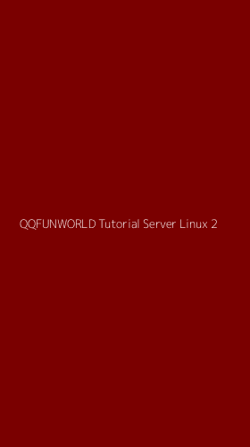 Tampilan Antarmuka Aplikasi Qqfunworld Tutorial Server Linux - 2