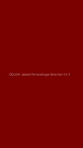 Tampilan Antarmuka Aplikasi Qqliga Jadwal Pertandingan Bola Hari Ini - 3
