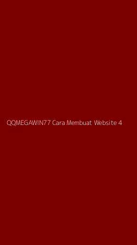 Tampilan Antarmuka Aplikasi Qqmegawin77 Cara Membuat Website - 4
