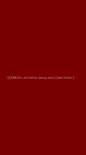 Tampilan Antarmuka Aplikasi Qqomega Link Daftar Semua Jenis Game Online - 2