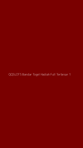 Tampilan Antarmuka Aplikasi Qqslot5 Bandar Togel Hadiah Full Terbesar - 1