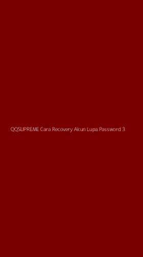 Tampilan Antarmuka Aplikasi Qqsupreme Cara Recovery Akun Lupa Password - 3