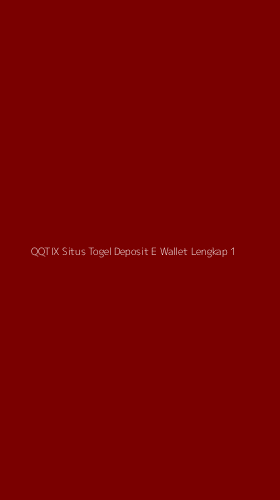 Tampilan Antarmuka Aplikasi Qqtix Situs Togel Deposit E Wallet Lengkap - 1