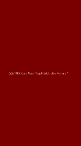 Tampilan Antarmuka Aplikasi Qqviper Cara Main Togel Colok Jitu Pemula - 1