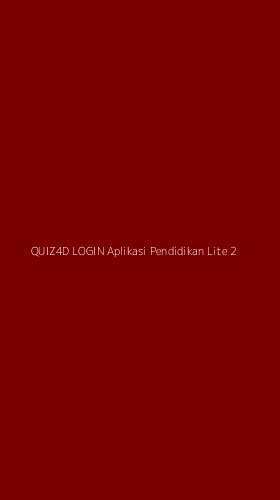 Tampilan Antarmuka Aplikasi Quiz4d Login Aplikasi Pendidikan Lite - 2