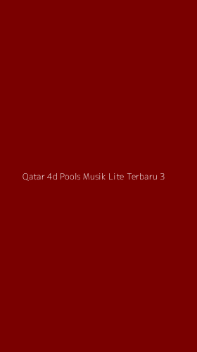 Tampilan Antarmuka Aplikasi Qatar 4d Pools Musik Lite Terbaru - 3
