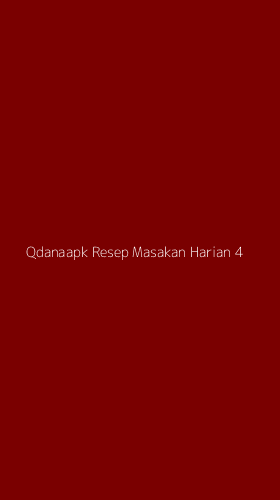 Tampilan Antarmuka Aplikasi Qdanaapk Resep Masakan Harian - 4