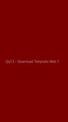 Tampilan Antarmuka Aplikasi Qq12 - Download Template Web - 1