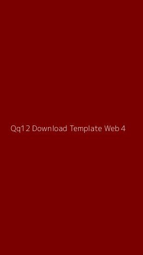 Tampilan Antarmuka Aplikasi Qq12 Download Template Web - 4