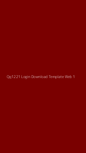 Tampilan Antarmuka Aplikasi Qq1221 Login Download Template Web - 1