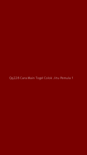 Tampilan Antarmuka Aplikasi Qq228 Cara Main Togel Colok Jitu Pemula - 1