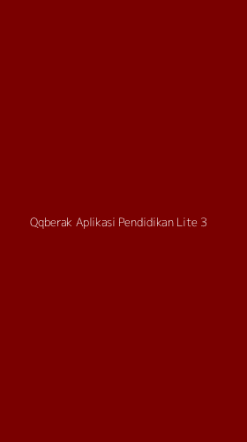 Tampilan Antarmuka Aplikasi Qqberak Aplikasi Pendidikan Lite - 3