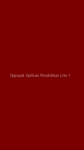 Tampilan Antarmuka Aplikasi Qqcepat Aplikasi Pendidikan Lite - 1