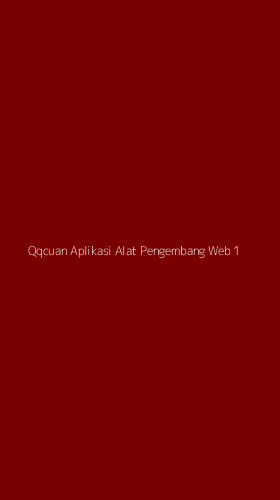 Tampilan Antarmuka Aplikasi Qqcuan Aplikasi Alat Pengembang Web - 1
