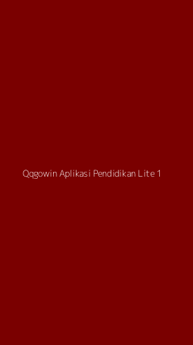 Tampilan Antarmuka Aplikasi Qqgowin Aplikasi Pendidikan Lite - 1