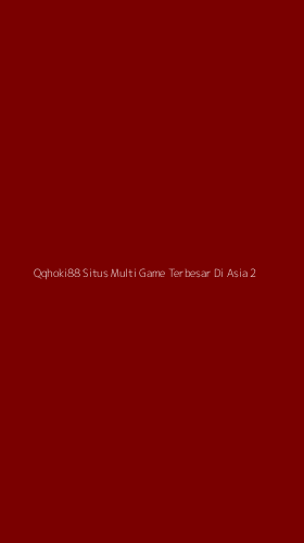 Tampilan Antarmuka Aplikasi Qqhoki88 Situs Multi Game Terbesar Di Asia - 2