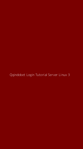 Tampilan Antarmuka Aplikasi Qqindobet Login Tutorial Server Linux - 3