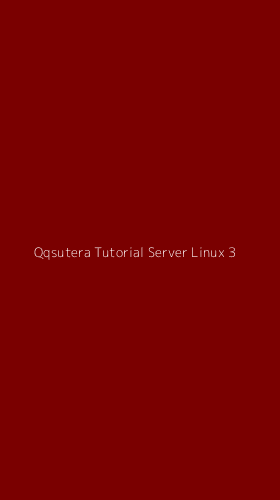 Tampilan Antarmuka Aplikasi Qqsutera Tutorial Server Linux - 3