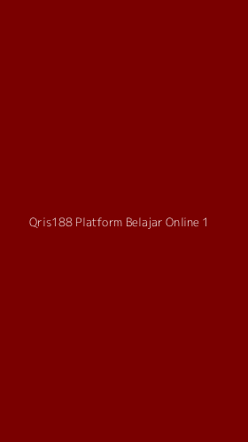 Tampilan Antarmuka Aplikasi Qris188 Platform Belajar Online - 1
