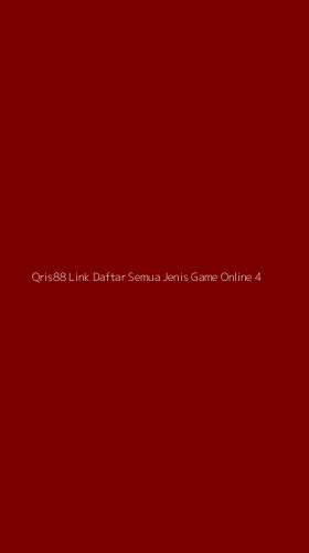 Tampilan Antarmuka Aplikasi Qris88 Link Daftar Semua Jenis Game Online - 4