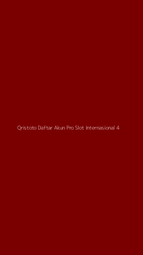 Tampilan Antarmuka Aplikasi Qristoto Daftar Akun Pro Slot Internasional - 4